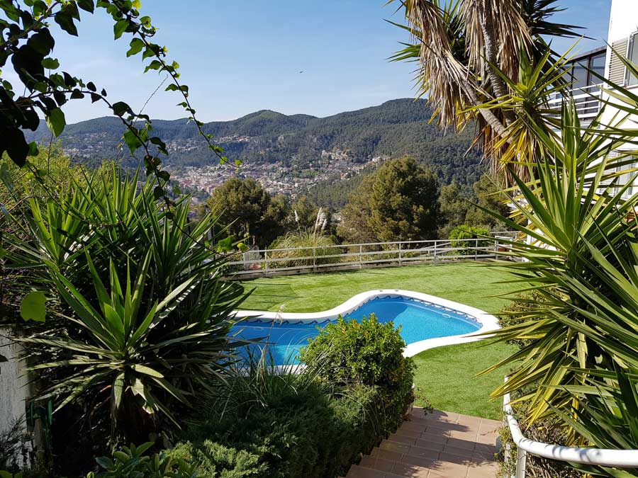 La piscina de Luis, en Barcelona